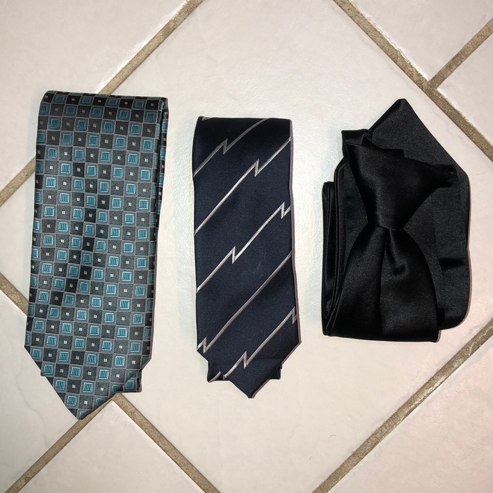 Stafford, Old Navy, and After Six Tie Bundle